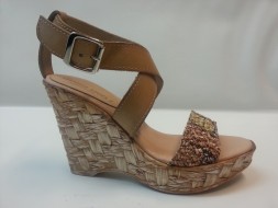 Zapato señora piel cuña
