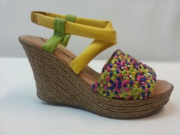 Zapato señora piel cuña