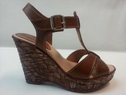 Zapato señora piel cuña