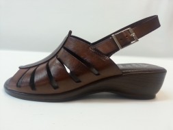 Zapato señora piel cuña