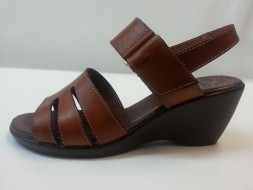 Zapato señora piel cuña