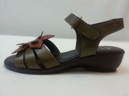 Zapato señora piel cuña